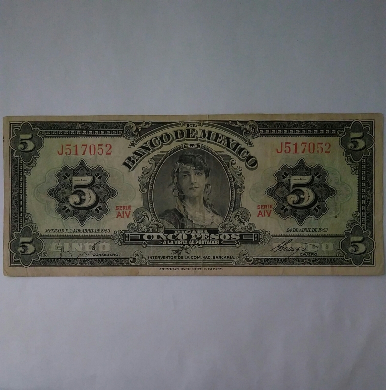 1963 - 5 pesos