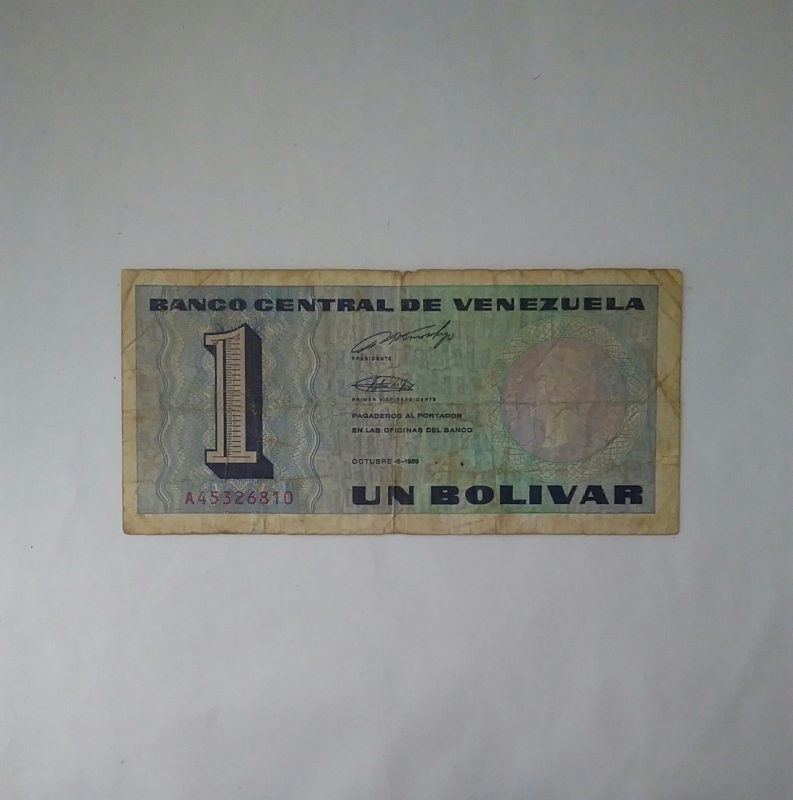 1989 - 1 bolivar