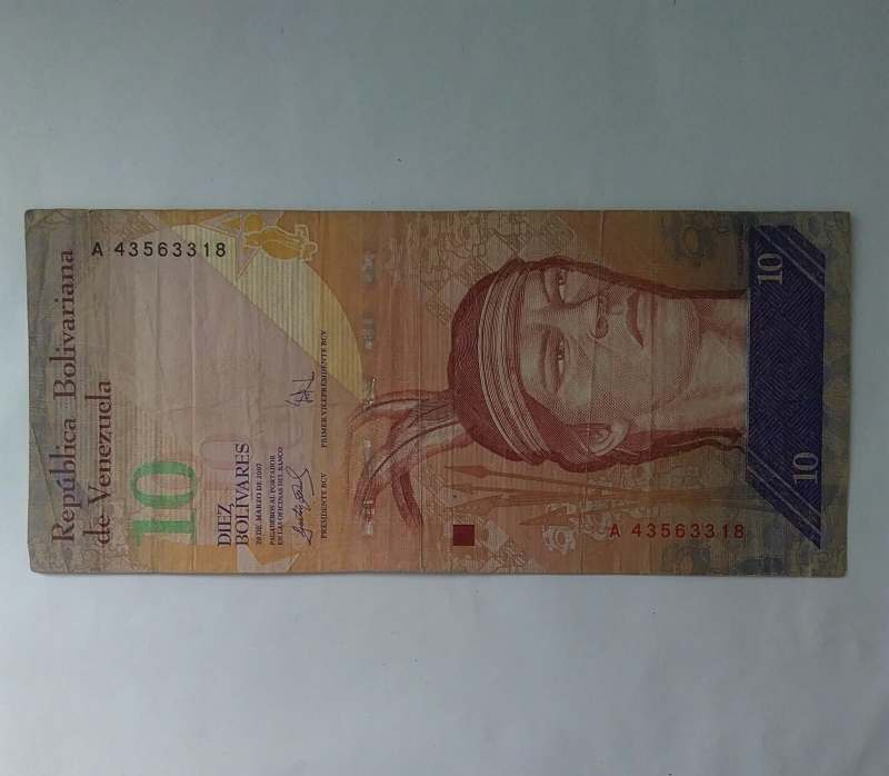 2007 - 10 bolivares