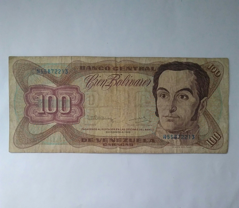 1992 - 100 bolivares