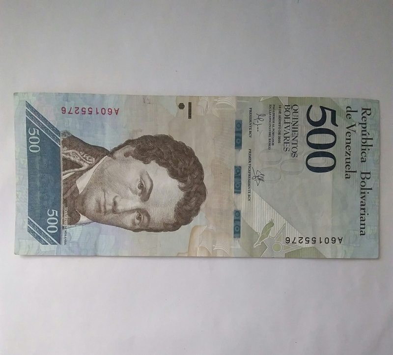 2016 - 500 bolivares