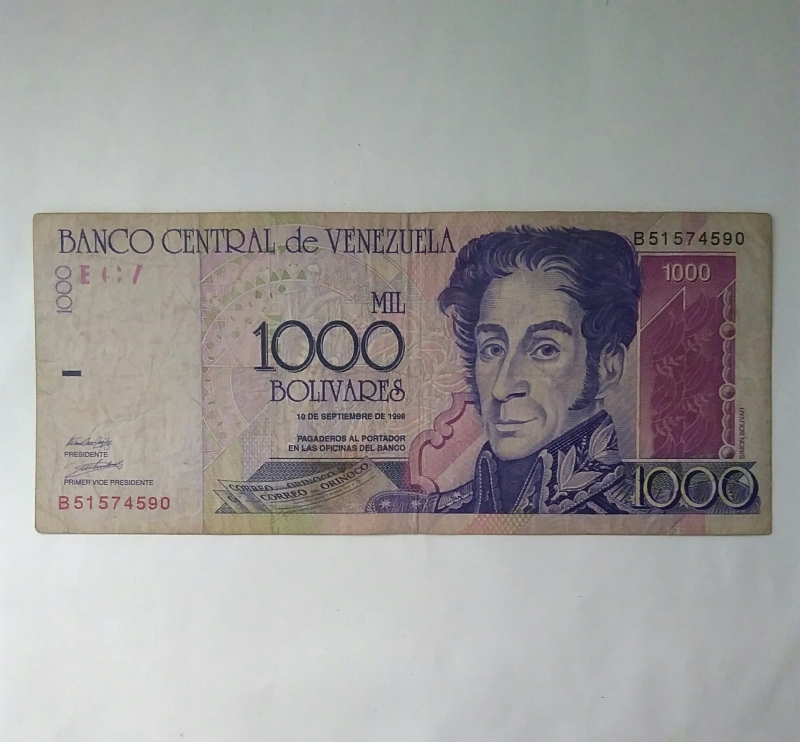 1998 - 1.000 bolivares