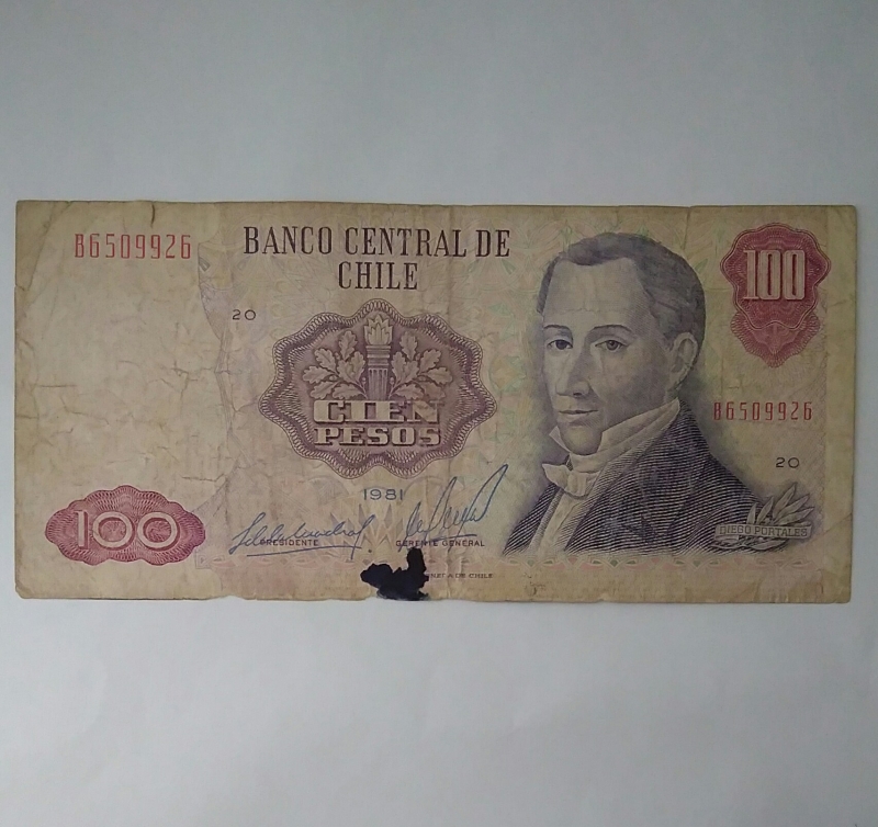 1981 - cien pesos