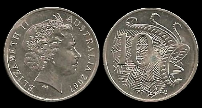 Australia: 10 Cents 2007 km402
