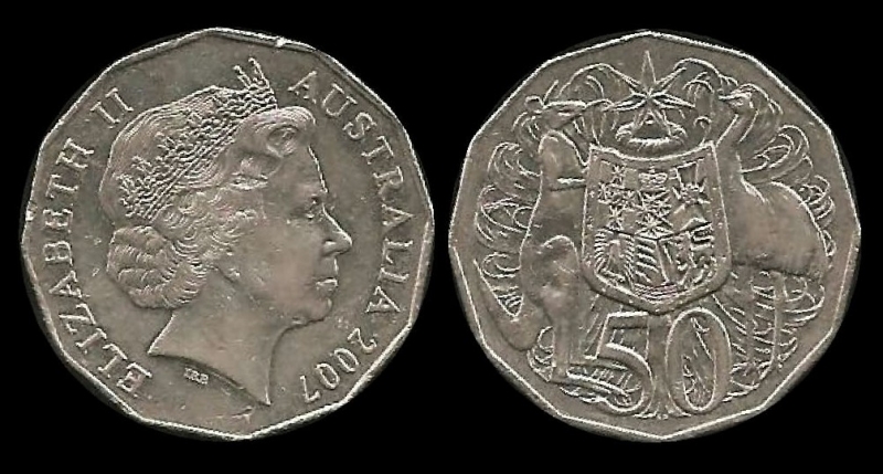 Australia: 50 Cents 2007 km404