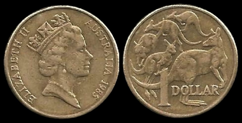Australia: 1 Dollar 1985 km84