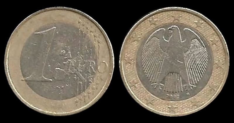 Alemania 1 Euro (circular eagle - A, D, F, G, J) 2002 km213
