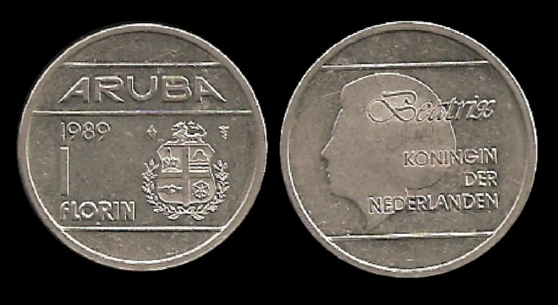 ARUBA 1 GUIDEN 1989 km5