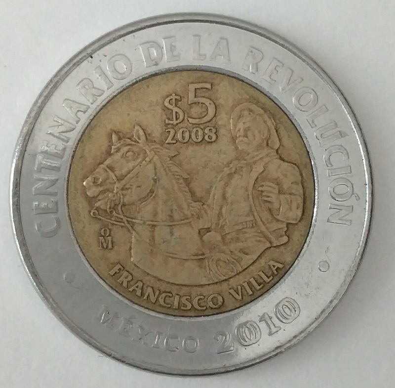 2008 - 5 pesos