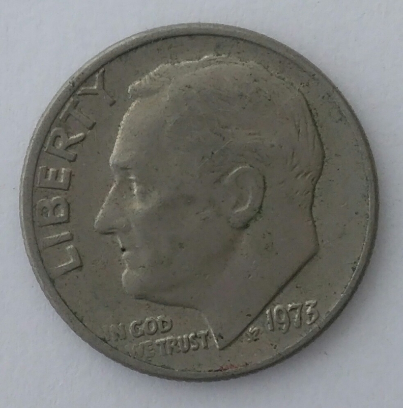1973 - one dime