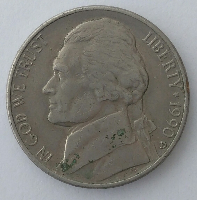 1990 - five cents