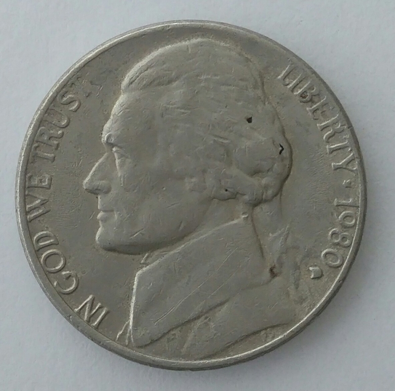 1980 - five cents