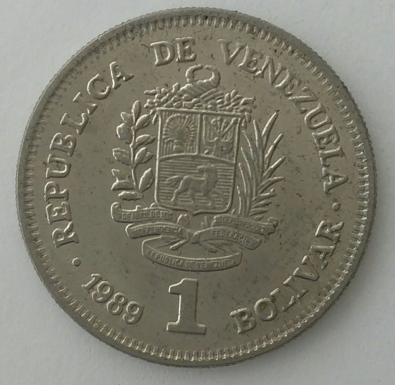 1989 - 1 bolivar