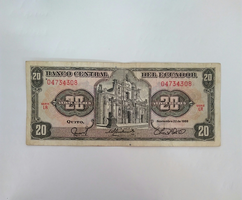 1988 - 20 sucres