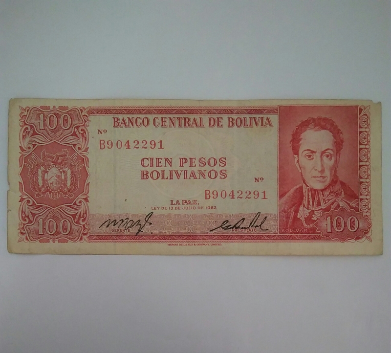 1962 - 100 Bolivianos