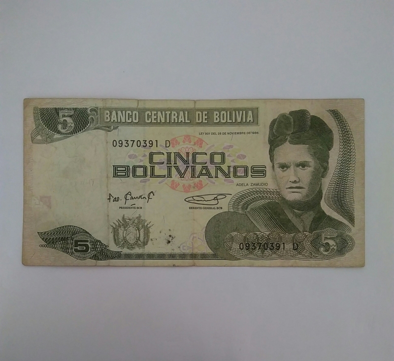 1986 - Bolivianos