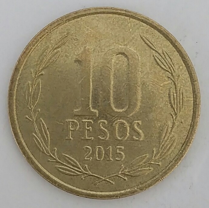 2015 - 10 pesos