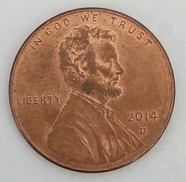 2014 - one cent