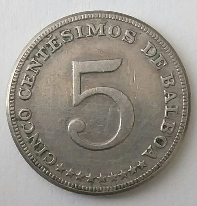 1968 - 5 cent�simos de balboa