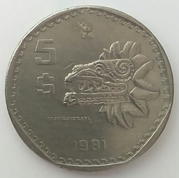 1981 - 5 pesos