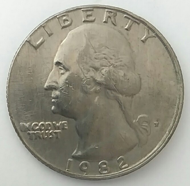 1982 Quarter dollar 