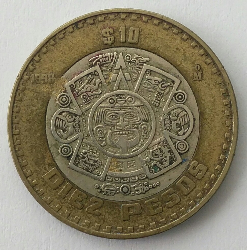1998 - 10 pesos