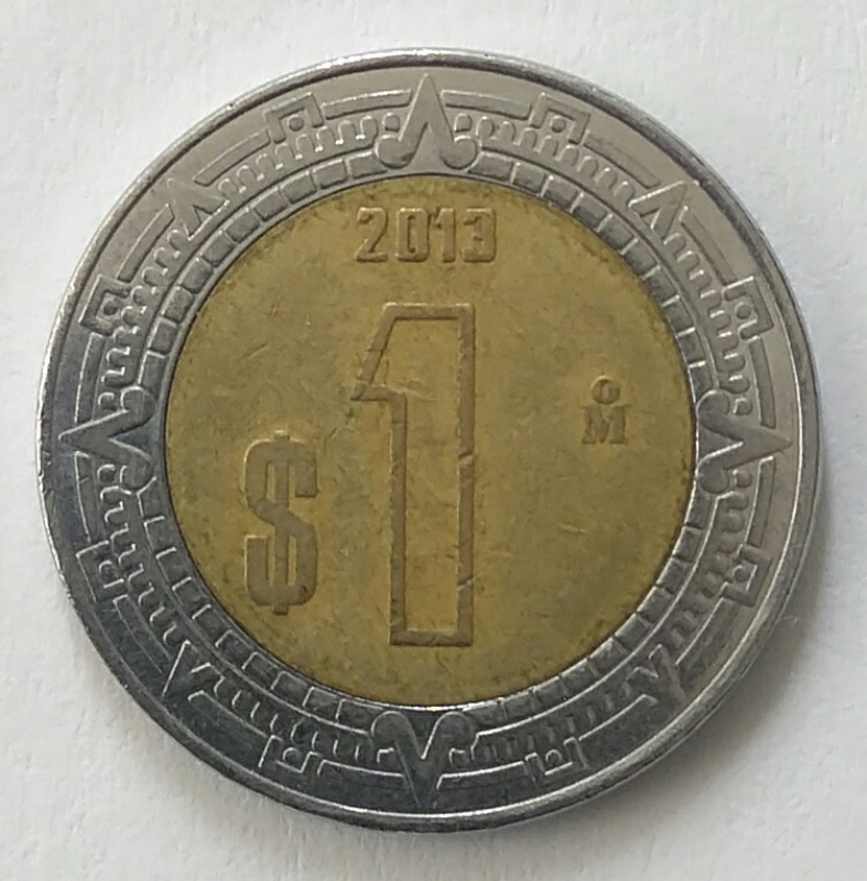 2013 - 1 peso