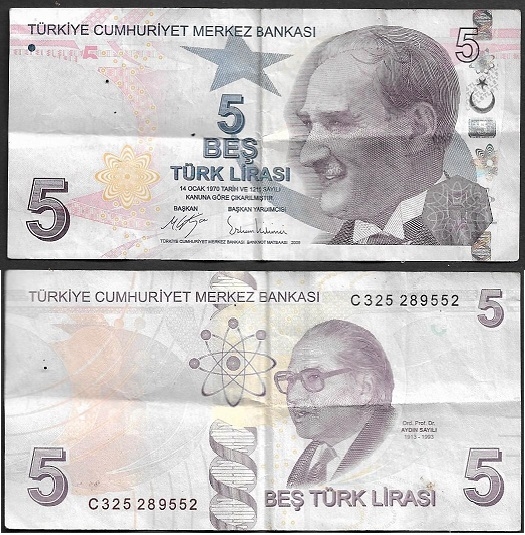 5 Lira Turca
