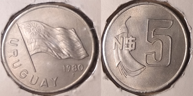 5 pesos