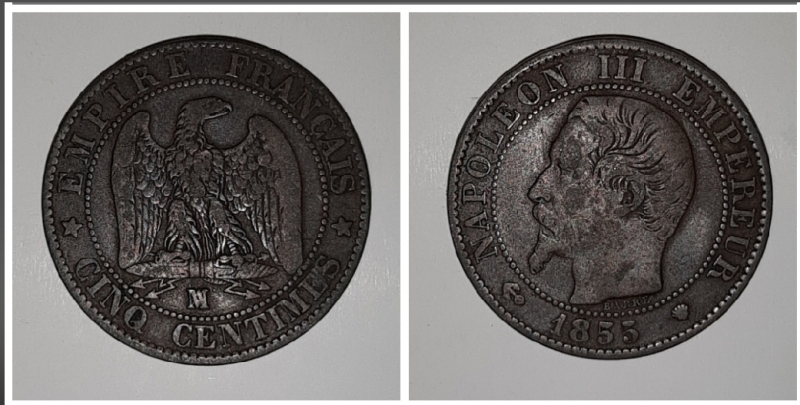Empire Fran�ais Cinq Centimes