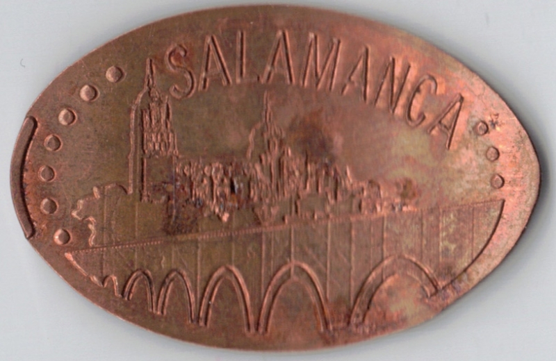 Salamanca Puente y silueta ciudad