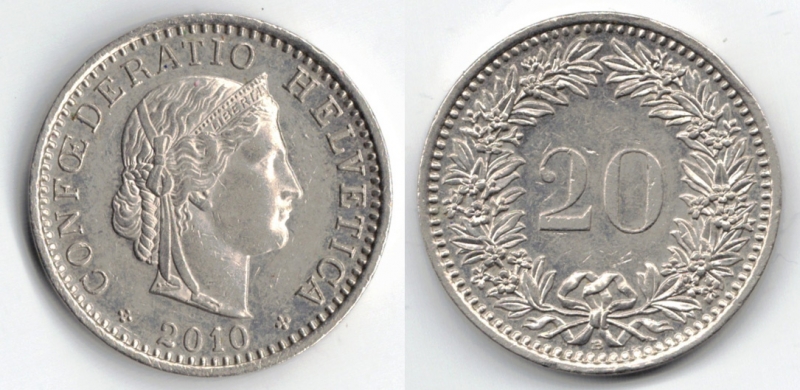 20 cts suizos