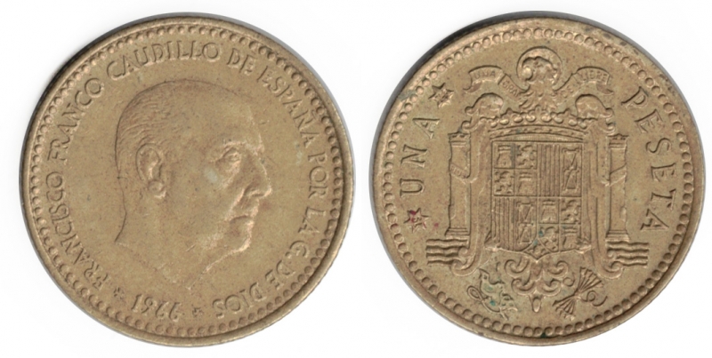 una peseta