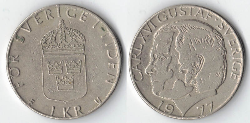 1 Corona sueca