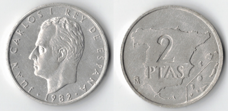 2 ptas mapa espa�a