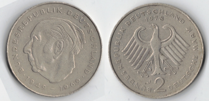 20 aniversario de la Rep�blica Federal (1949 - 1969) Theodor Heuss