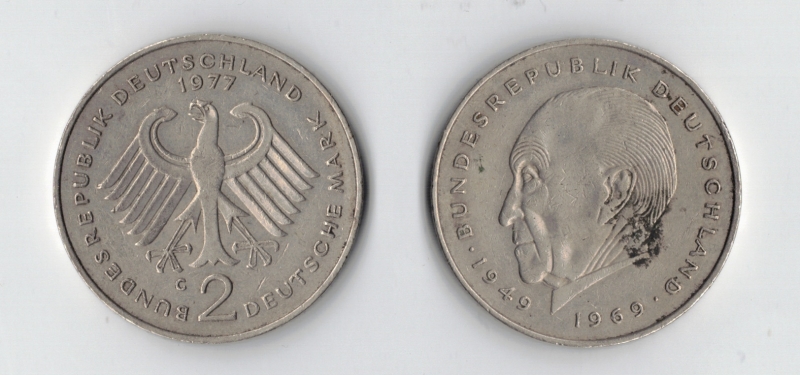 20 aniversario de la Rep�blica Federal (1949 - 1969) Konrad Adenauer