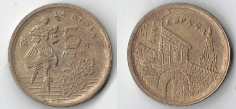 5 Ptas LA RIOJA