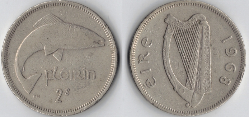 2 shillings (1 florin)