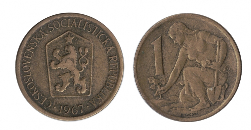 1 koruna