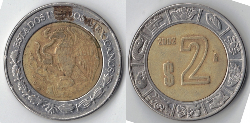 2 pesos