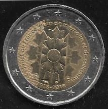 2 euros 2018  Bleuet de France