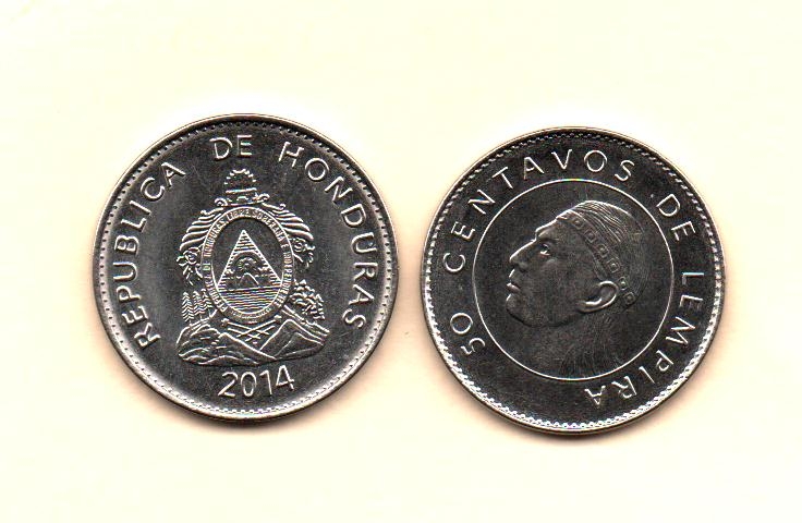 CINCUENTA  CENTAVOS  DE  LEMPIRA
