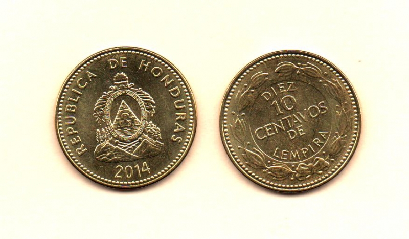 DIEZ  CENTAVOS  DE  LEMPIRA
