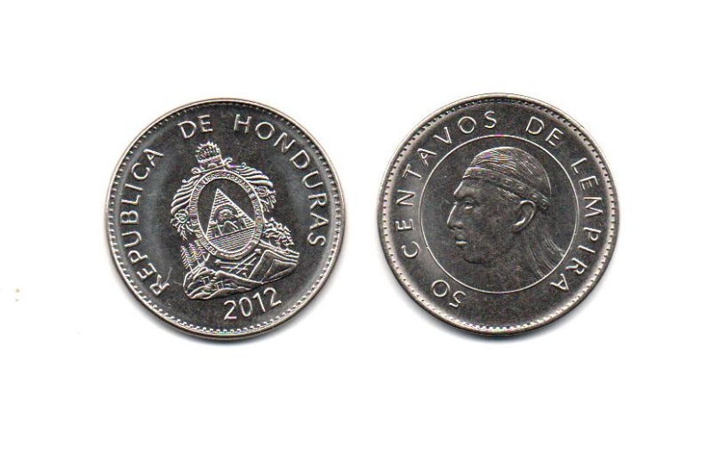 CINCUENTA  CENTAVOS  DE  LEMPIRA