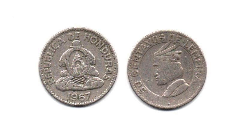 CINCUENTA  CENTAVOS  DE  LEMPIRA