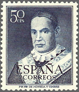 ESPAÑA 1951 1102 Sello Nuevo San Antonio Maria Claret (1808-1870)