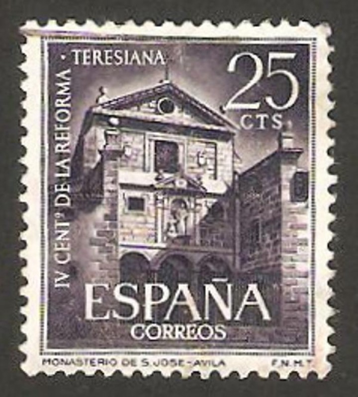 1428 - IV centº de la Reforma Teresiana, Monasterio de San José en Avila