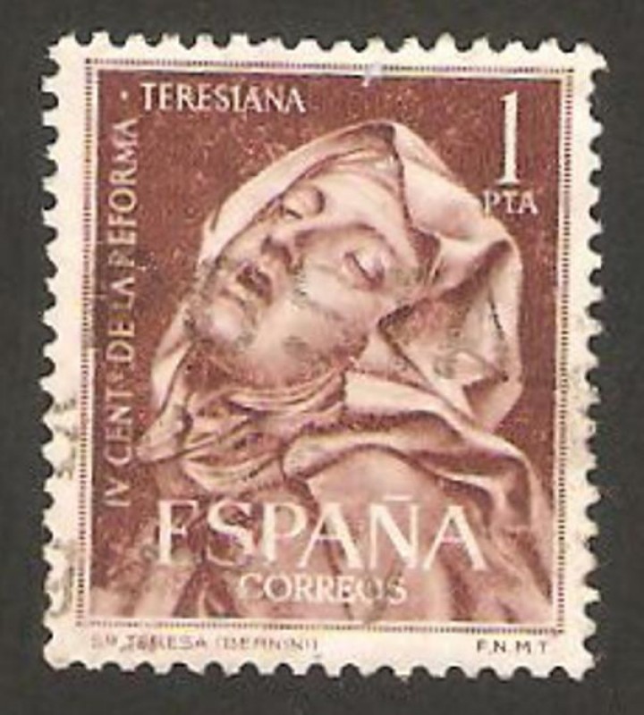 1429 - IV centº de la Reforma Teresiana, escultura de Santa Teresa, de Bemini