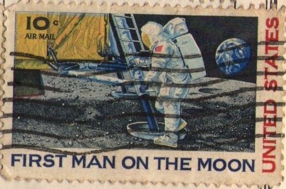 primer hombre en la luna